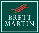 Logo společnosti vyrábějící polykarbonáty v Anglii, Brett Martin Plastic Sheets