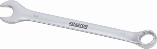 Očkoplochý klíč KREATOR KRT501209 - Oboustranný klíč očko/otevřený 14 - 175mm