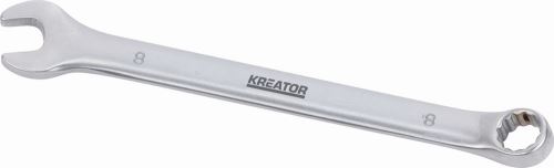 Očkoplochý klíč KREATOR KRT501203 - Oboustranný klíč očko/otevřený 8 - 120mm