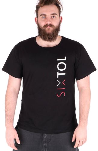 Tričko pánské T-SHIRT, černá, velikost XL, 100% bavlna SIXTOL