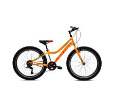 Horské jízdní kolo Capriolo DIAVOLO 400  24"/12" žluto-červený