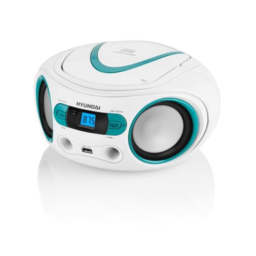Rádio s CD HYUNDAI Radiopřijímač Hyundai TRC 533 AU3WBL s CD/MP3/USB, bílá/modrá