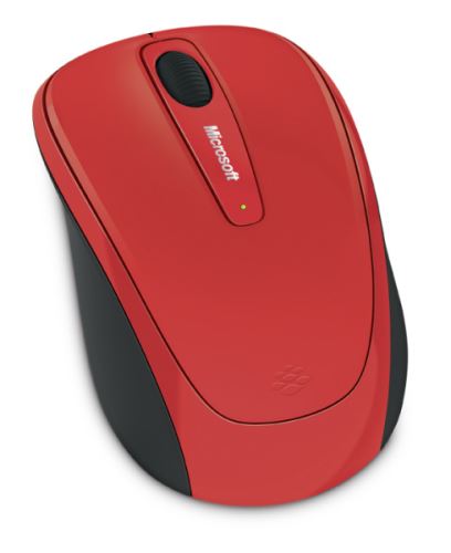 Myš bezdrátová MICROSOFT Wireless Mobile Mouse 3500 Flame Red Gloss