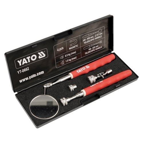 Inspekční zrcátko YATO Inspekční souprava (zrcátko a magnetický držák), YT-0662