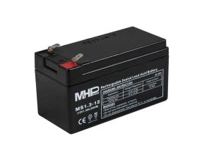 Baterie MHPower MS1.3-12 VRLA AGM 12V/1,3Ah