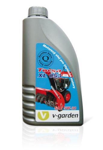 Motorový olej V-GARDEN SAE 5W-30 - zimní olej V-GARDEN 4-takt 1 l (185W301L)