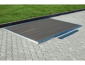 WPC G21 podlaha pro domek GAH 407, Eben (8)