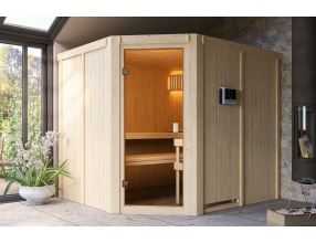 finská sauna KARIBU HORNA (6196) LG4260