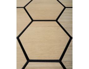 Akustický panel G21 81,5x66,5x2,1 cm plástev, přírodní dub (3)