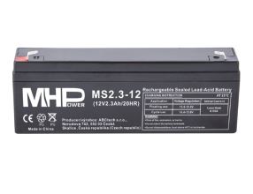 Baterie MHPower MS2.3-12 VRLA AGM 12V/2,3Ah, F1