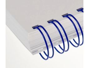 Vázací hřbet RENZ kovový (2/1") A4 průměr 14,3mm modrý 100ks