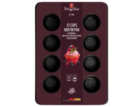 Forma na muffiny Berlingerhaus s nepřilnavým povrchem 12 ks Burgundy collection (1)