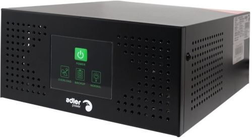 Napěťový měnič ADLER záložní zdroj, UPS, 400W, čistý sinus, 12V