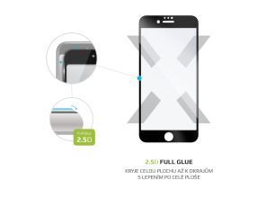 Tvrzené sklo FIXED Full-Cover pro Apple iPhone 7/8/SE (2020/2022), lepení přes celý displej, černé (1)