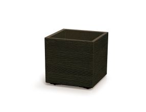 Květináč Prosperplast MADERA SQUARE eco wood 38,5 cm kávový