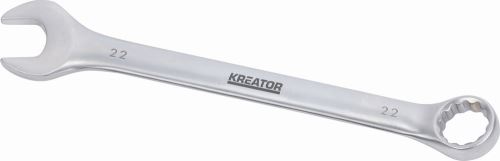 Očkoplochý klíč KREATOR KRT501217 - Oboustranný klíč očko/otevřený 22 - 255mm