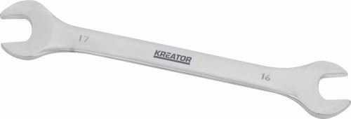 Klíč plochý KREATOR KRT501006 - Oboustranný klíč otevřený 16x17 -190mm