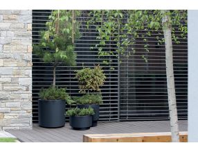 Květináč Prosperplast FURU ROUND LOW ECO WOOD 25 cm naturo (4)