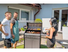 Plynový gril G21 Alabama Silver BBQ Premium Line, 5 hořáků + zdarma redukční ventil (20)