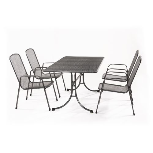 Zahradní sestava (4x židle Savoy Basic, 1x stůl Universal 145) MWH Bani 4+