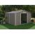 Kovový zahradní domek G21 GAH 1085, 340 x 319 cm, šedý, 63900571