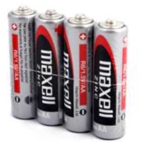 Baterie AA MAXELL R6 4S Zinc 4x AA SHRINK