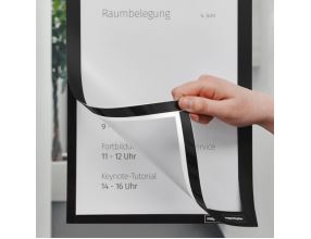 Magnetický rámeček Magnetoplan samolepící A4 černý (2ks) (1)