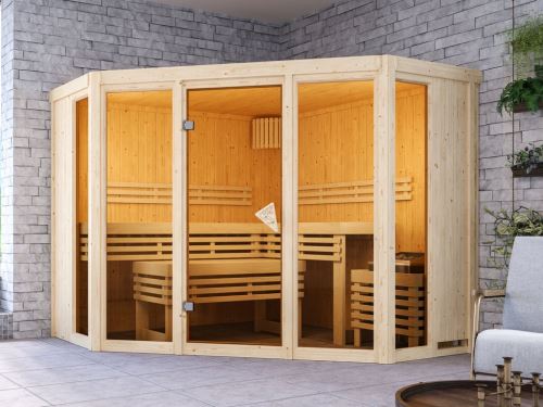 finská sauna KARIBU ALCINDA (2503)  LG4210