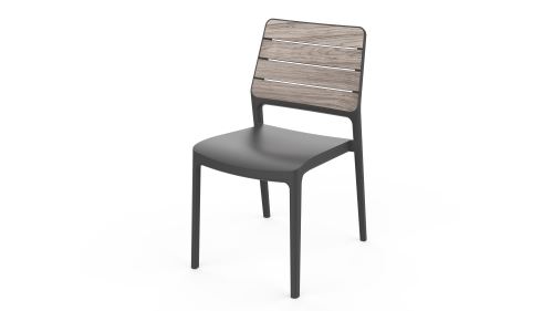 Zahradní křeslo Keter Deco Porto storm grey / grafit