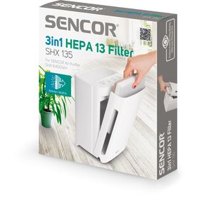 Příslušenství čističek vzduchu SENCOR SHX 135 HEPA 13 filtr SHA 6400