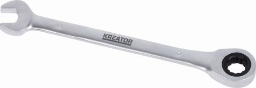 Ráčnový klíč KREATOR KRT501306 - Oboustranný klíč očko-ráčna/otevřený 13 - 178mm