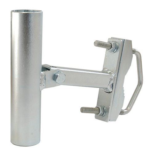 Držák antény UNI V+H, jednoramenný, 15cm s pásem + třmen, trubka 35/2mm, galvanické zinkování