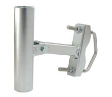 Držák antény UNI V+H, jednoramenný, 15cm s pásem + třmen, trubka 35/2mm, galvanické zinkování
