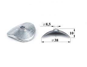 FeZn podložka 38/8,5 oblá pro VL 94/35, VL 95/38,  VL 100/30, VL 130/30 LG5571