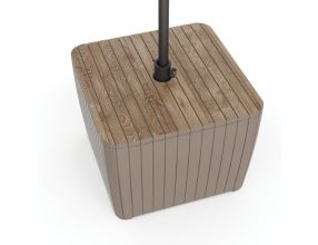 Zahradní stůl Keter Luzon Deco ashwood / cappuccino (2)