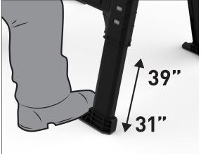 Koza Keter ROC Pro Gear Lumber Jack Sawhorse (2)