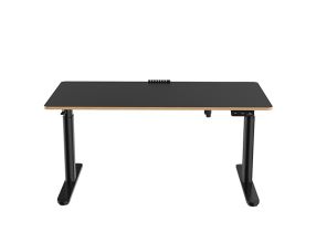 Stůl ULTRADESK PULSAR dětský el. nastavitelná výška s držákem sluchátek a klipem na kabely 120X60 cm, černý (2)