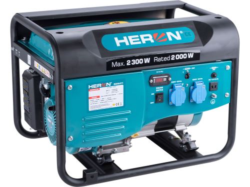 HERON elektrocentrála benzínová 2,3kW/5,5HP, 8896411