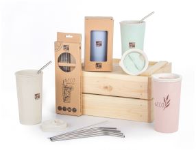 Eko kelímek G21 beECO Latte 450 ml, růžový (6)