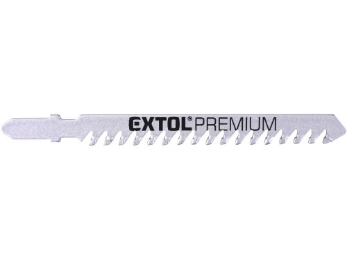 EXTOL PREMIUM plátky do přímočaré pily s SK zuby 3ks, 100x1,5mm, 8805300