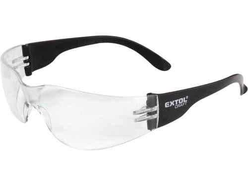 Pracovní brýle EXTOL CRAFT brýle ochranné, čiré, univerzální velikost, 97321