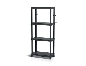 Regál Prosperplast STACKARO SOLID 75 HD - barva: černá