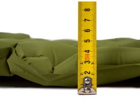 Karimatka Acra L140ZEL nafukovací, zelená, 5cm (7)