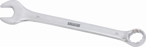 Očkoplochý klíč KREATOR KRT501224 - Oboustranný klíč očko/otevřený 30 - 335mm