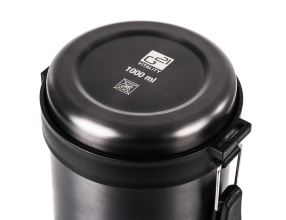 Termoska G21 na pití, 1000 ml, ocelově šedá s rukojetí (8)