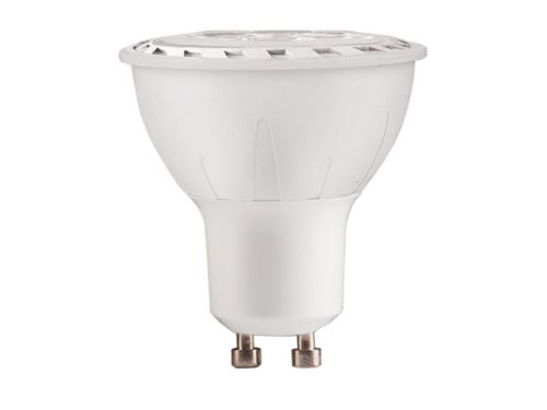 LED žárovka EXTOL LIGHT žárovka LED reflektorová bodová, 7W, 580lm, GU10, teplá bílá, COB, 43035
