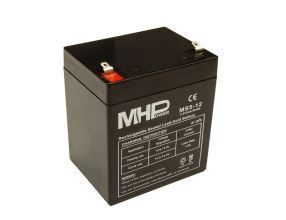 Baterie MHPower MS5-12 VRLA AGM 12V/5Ah, F1