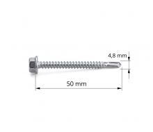 vrut do železa TEX 4,8 x 50 mm šestihranná hlava LG5563