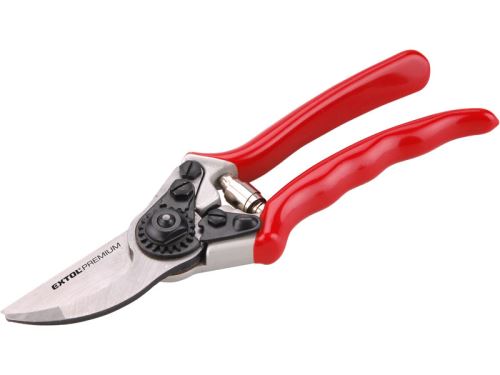 Jednoruční nůžky EXTOL PREMIUM nůžky zahradnické, 215mm, na stříhání větví do průměru 20mm, SK5, 8872102