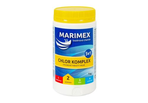 Bazénová chemie MARIMEX Aquamar Komplex 5v1 1kg (11301208)